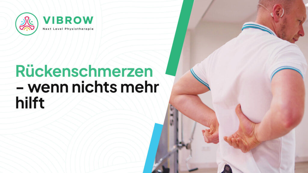 Rückenschmerzen - wenn nichts mehr hilft